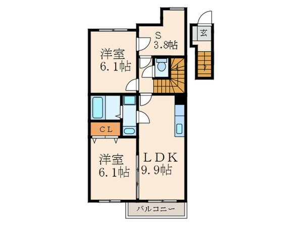 サン リマーレの物件間取画像